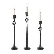 Wrought Iron Candle Holders